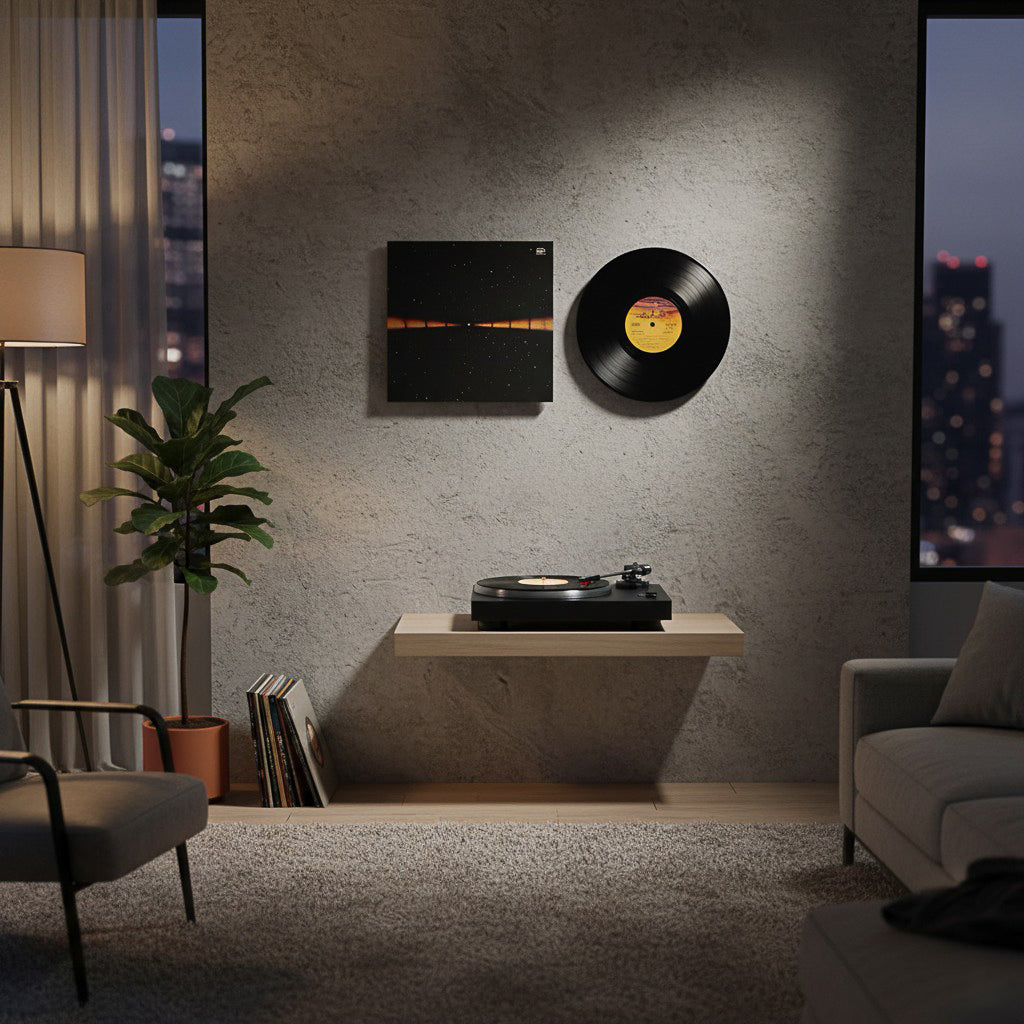 Album and record mount combo pack